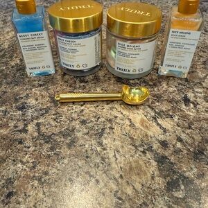 Truly Skincare Set with Gold Accents